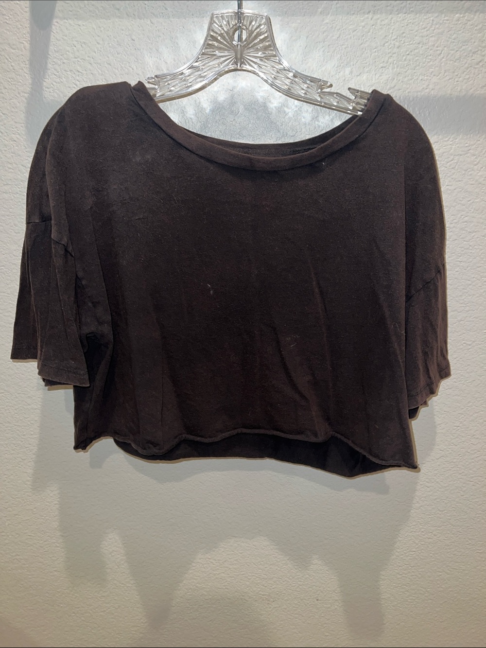 No Boundaries Black Cropped Boxy Tee